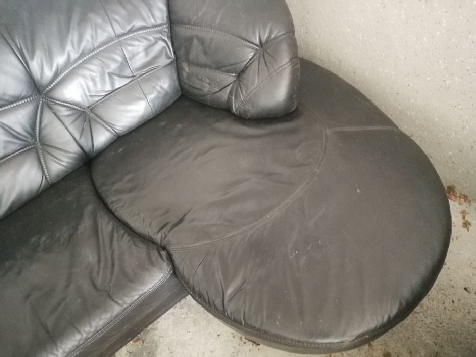 Komplet skórzany Sofa 5 + 1 z plecamii