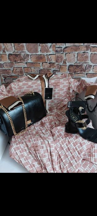 Elegancka luksusowa sukienka Marki Elisabetta Franchi