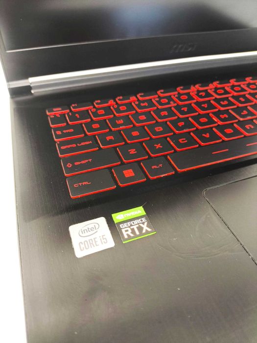 Laptop GAMINGOWY MSI 15,6" 144Hz Core i5 16GB 512GB SSD RTX 3050 4GB