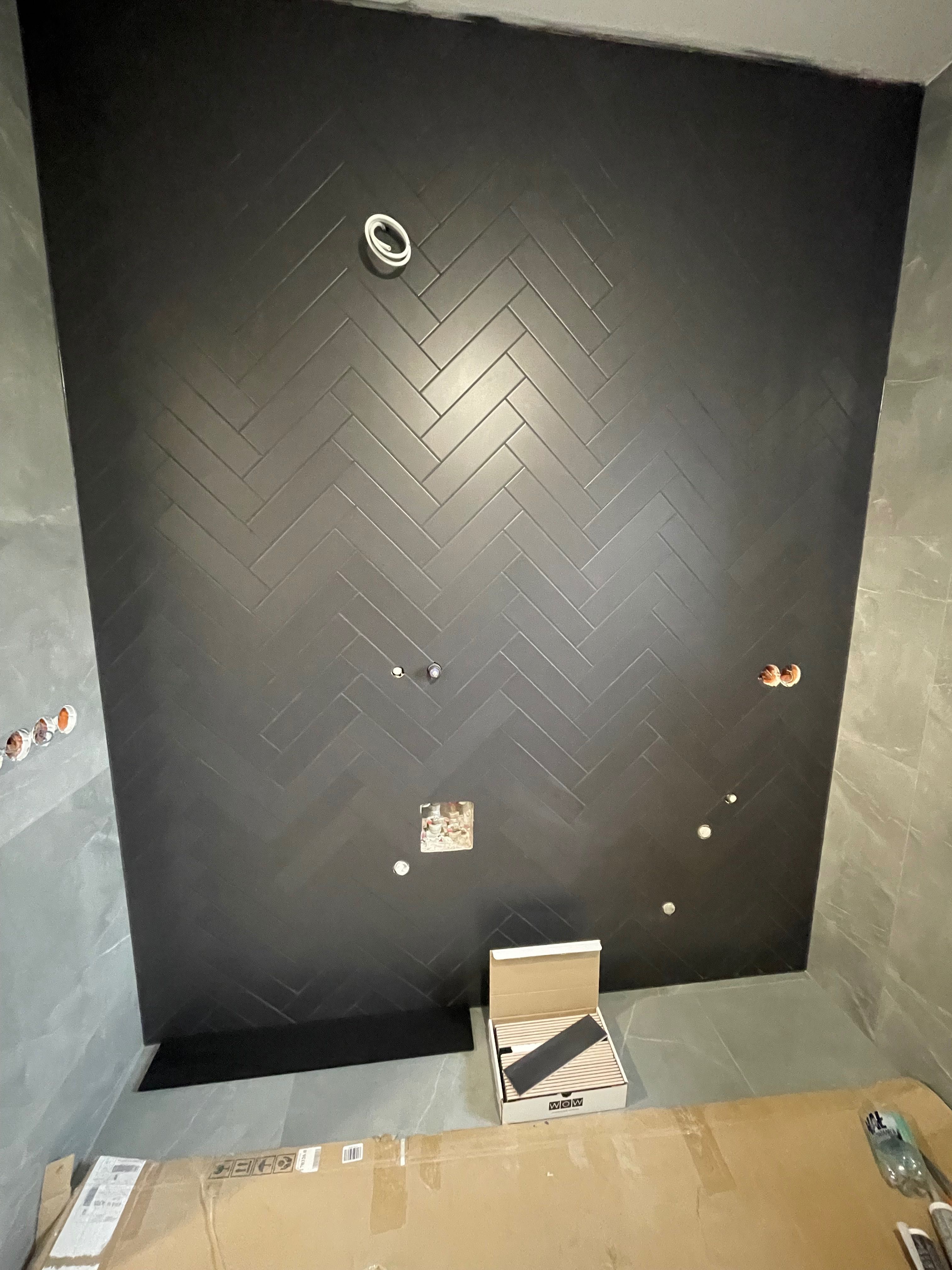 Płytki cegiełka ścienna Liso XL Graphite Matt 7,5x30 Wow Design