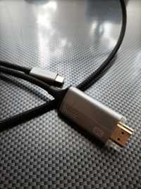 Адаптер Hoco UA13 Type-C to HDMI кабель адаптер 2К-4К Сірий