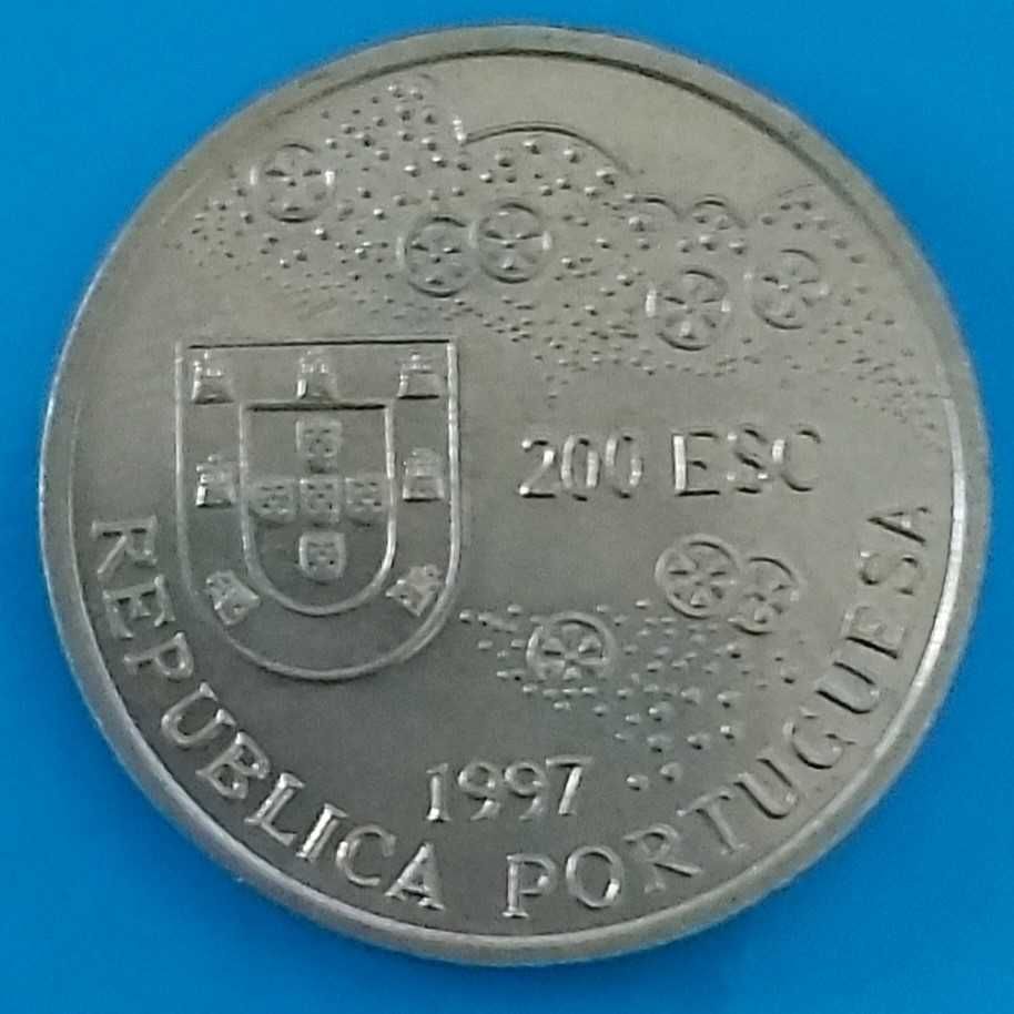 200$00 de 1997 da VIII Série dos Descobrimentos –  Padre Luís Fróis
