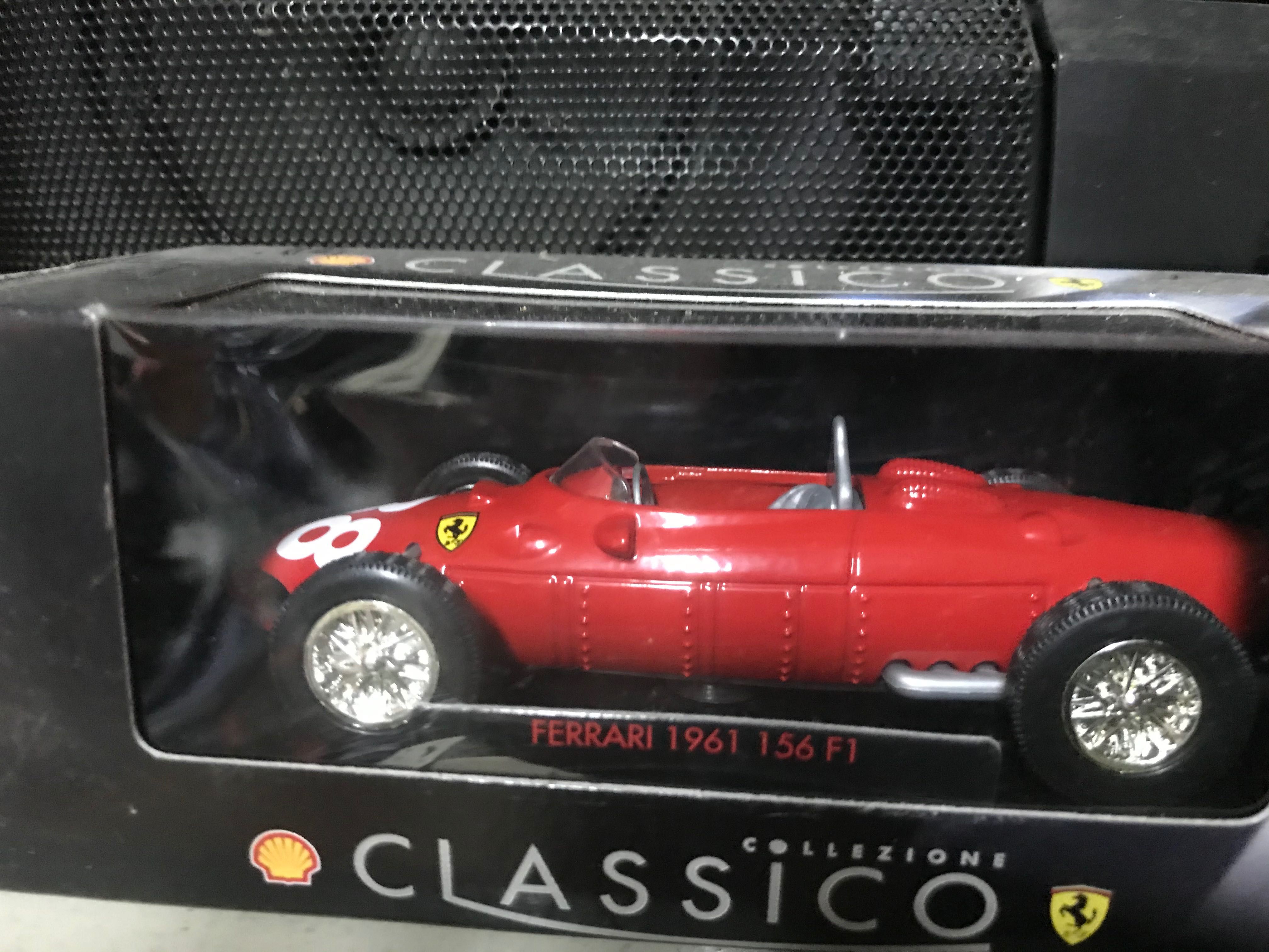 miniatura de carro ferrari colecçao shell