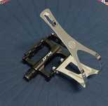 Clips pedais bicicleta adaptador metálico leve