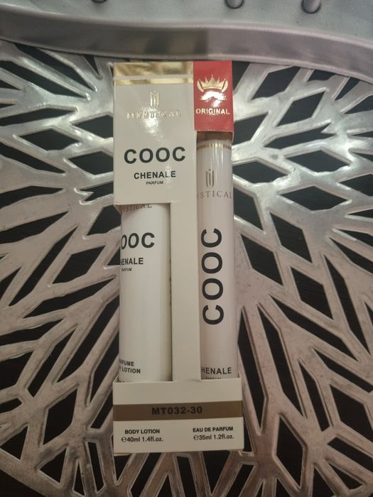 Damski komplet COOC COCO CC parfum 35 ml body lotion 40 ml