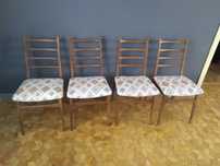 Kpl 4 szt krzeseł  Benze Sitzmöbel vintage