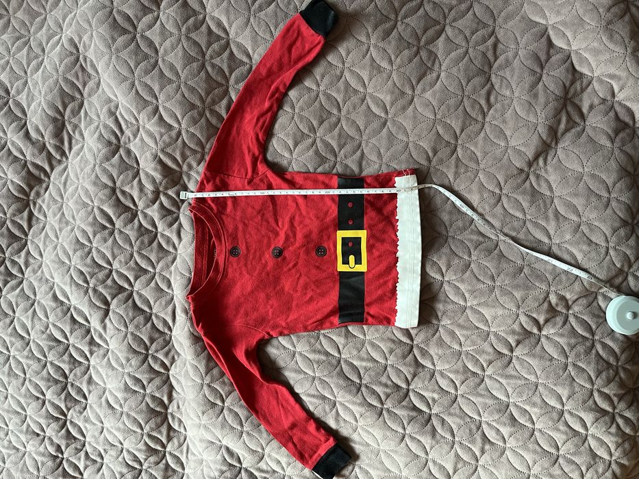 Bluzka świętego Mikołaja dla 2 latka rozmiar okolo 80