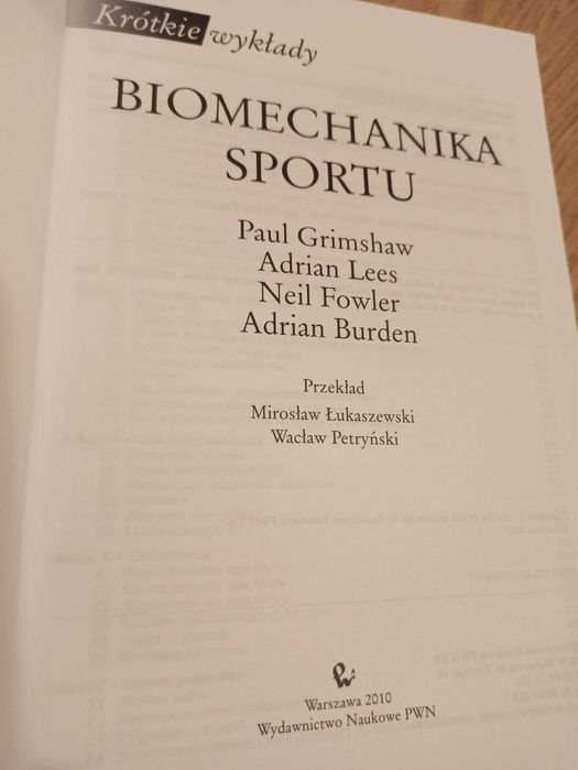 Biomechanika Sportu - Grimshaw