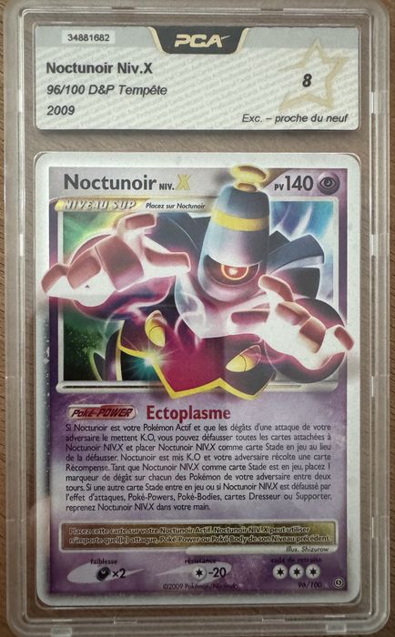 Carta Pokémon certificada
