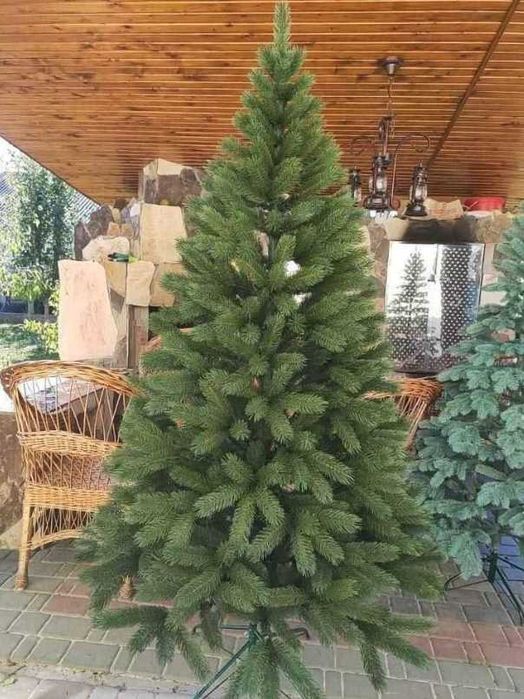 ПРЕМИУМ Литая Елка зеленая голубая Ель Сосна Ялинка лита зелена штучна