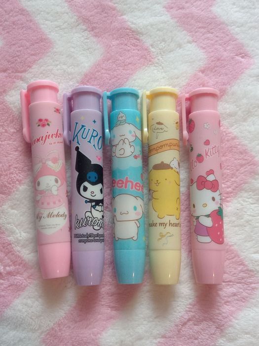 Nowa gumka wysuwana do mazania sanrio