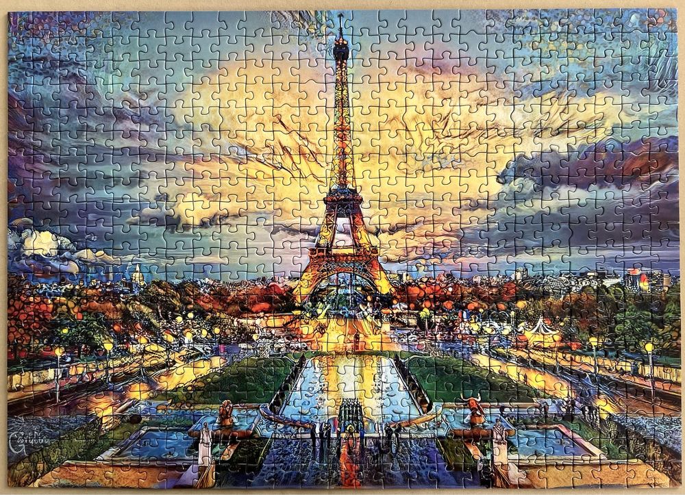 Puzzle Educa 500 elementów, Wieża Eiffla