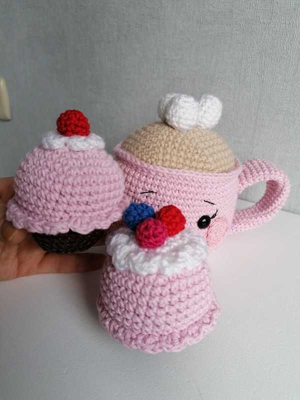 Maskotki Hand Made Amigurumi Zestaw 3 szt