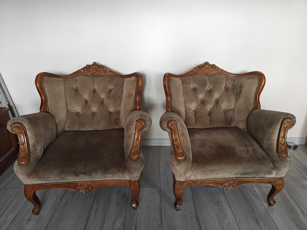 Dwa fotele stylowe