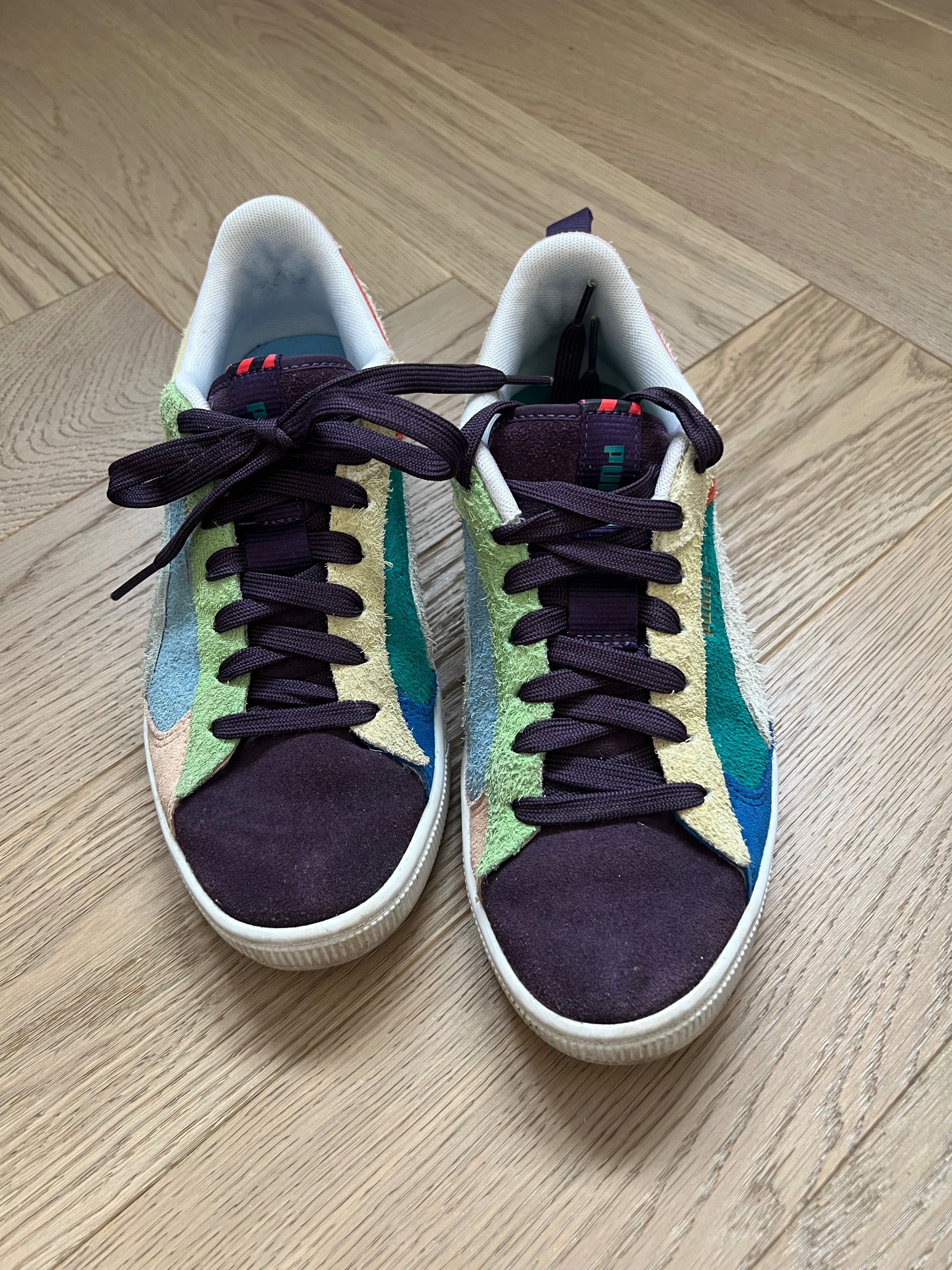 Buty kolorowe Sneakersy PUMA  38 ( 24,5cm) – Suede Bloc WTFormstripe