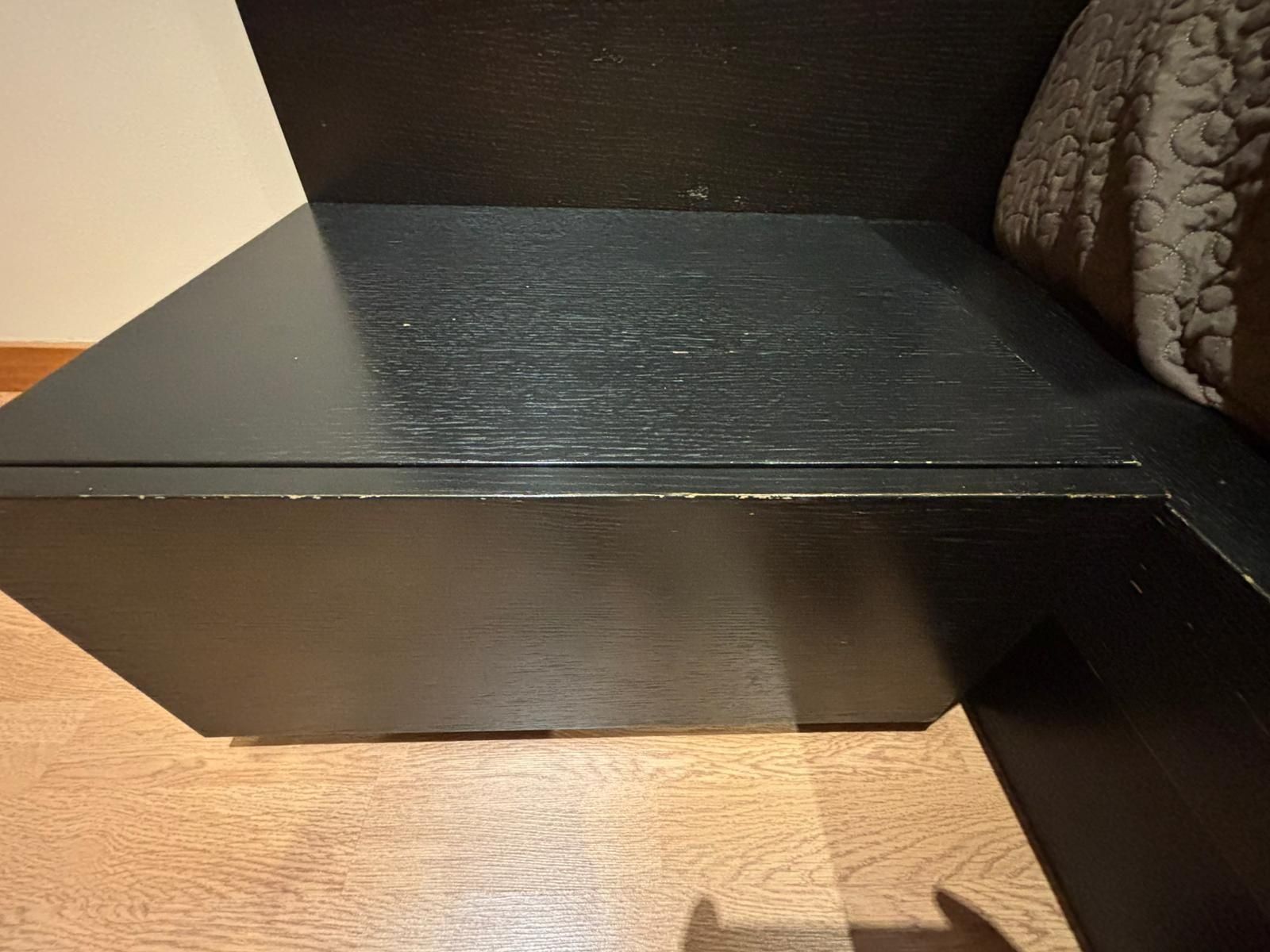 Cama madeira maciça wenge