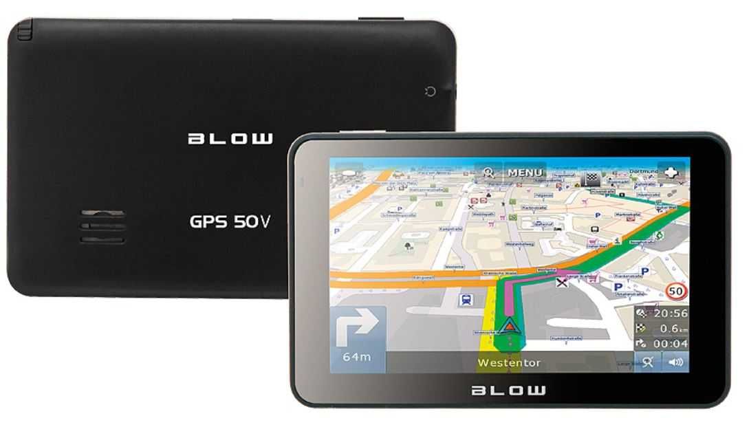 Nawigacja Samochodowa BLOW GPS 5 do IGO Mapy Europy Polski Dożywotnio