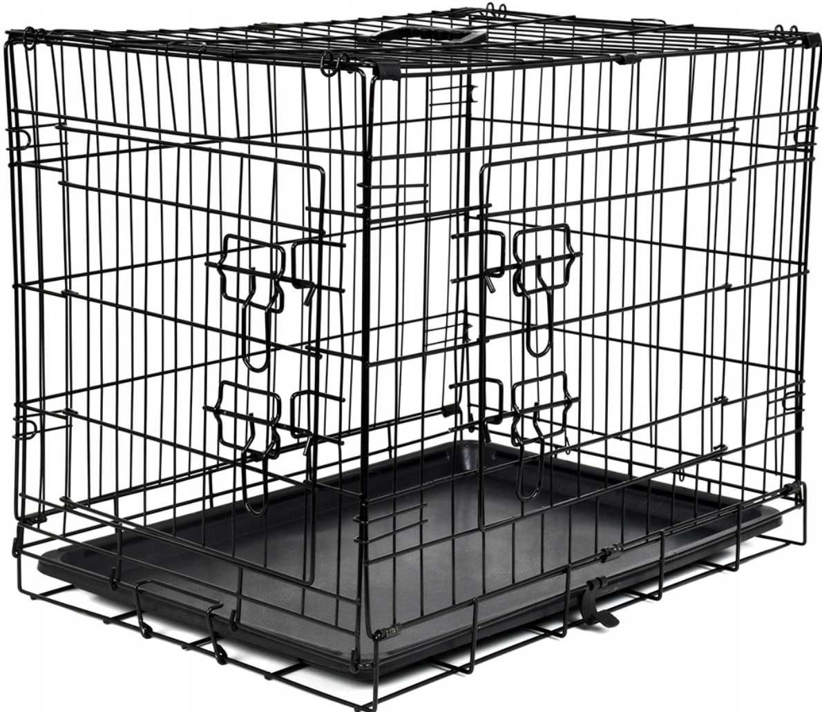 Klatka kennelowa 3XL metalowa dla psa 122x74x80 Funfit