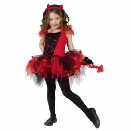 Strój dziecięcy Diablica Super, rozmiar 134-140 cm, Halloween