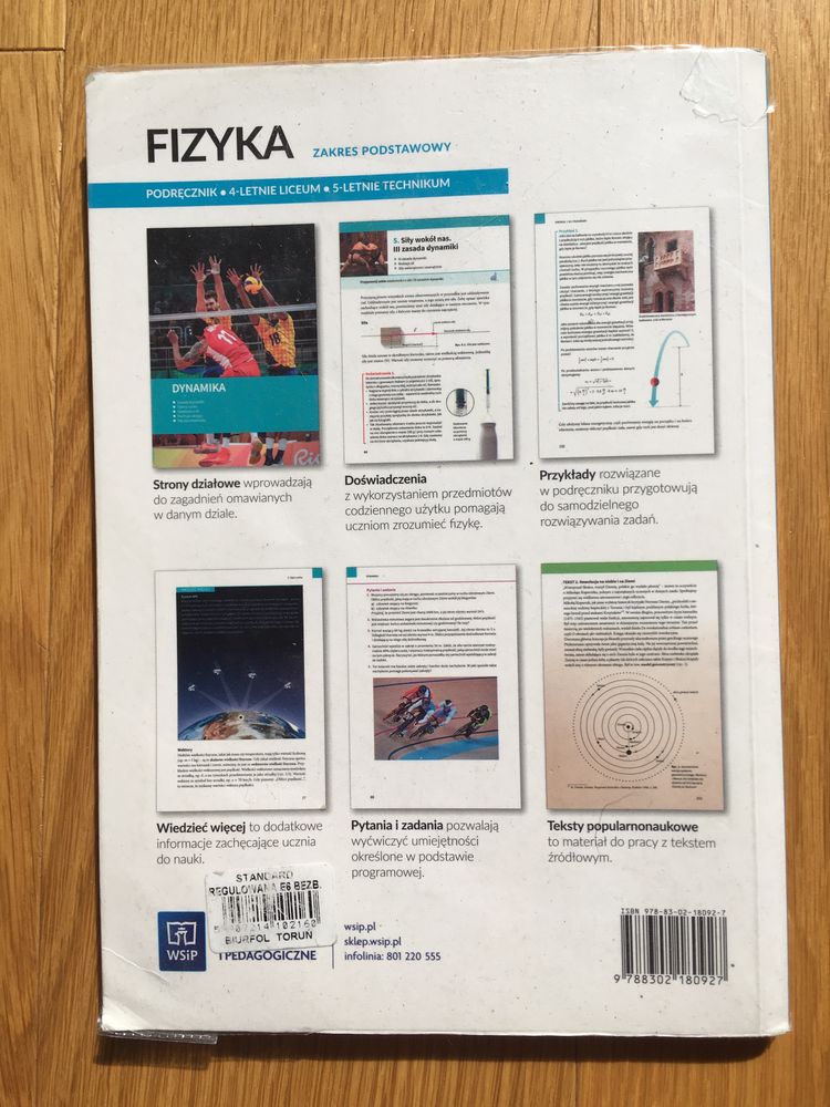 Fizyka 1 zakres podstawowy, stan jak nowy