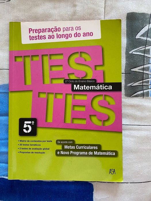 Testes Matemática 5