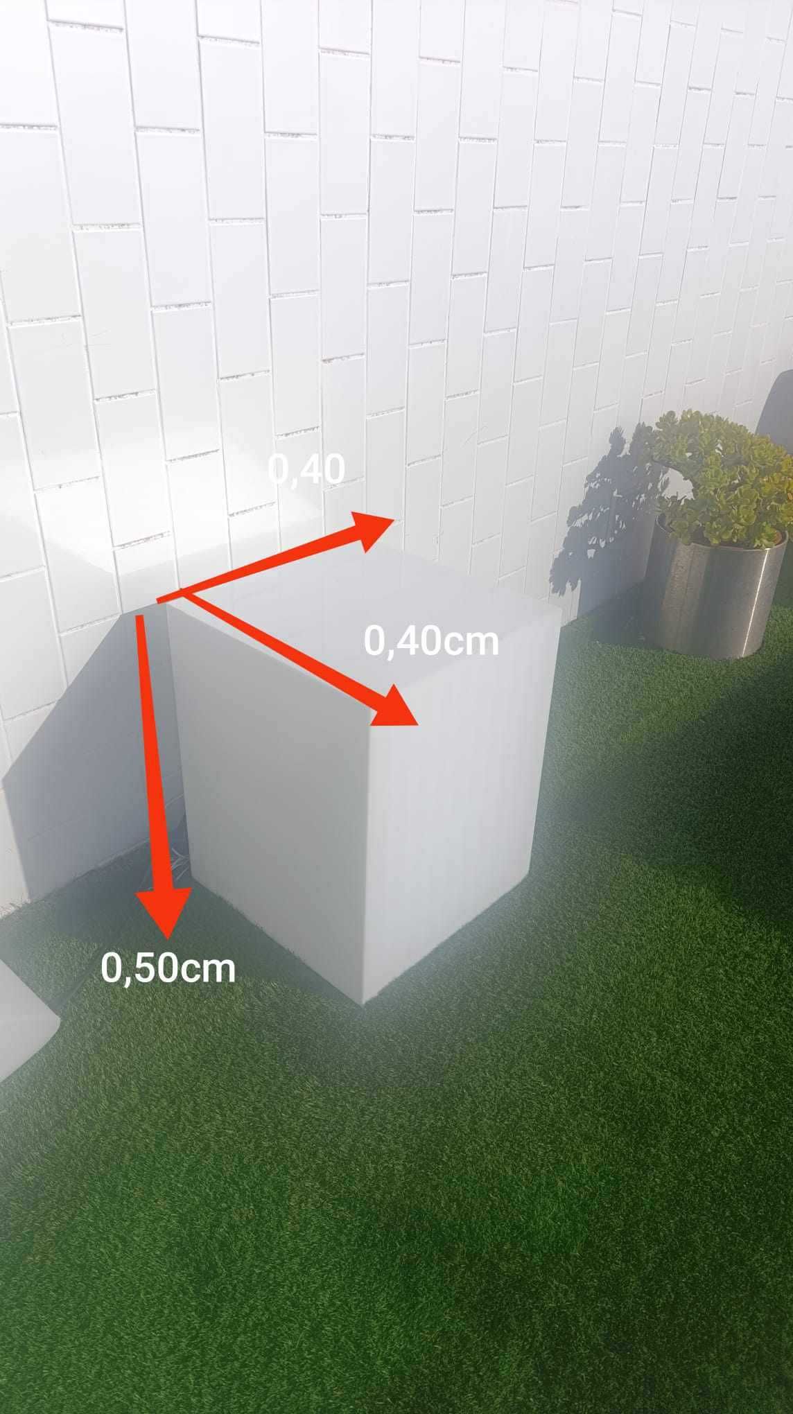 Paralelepípedo Decorativo com Luz