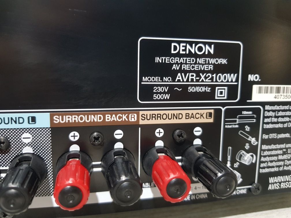 Пульт!7.2 AV ресивер Denon AVR-X2100+1 WiFi Bluetooth HDMI AirP