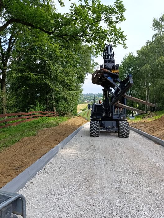 Minikoparka,18 t koparka, wozidlo, zagęszczarka, kruszywa.