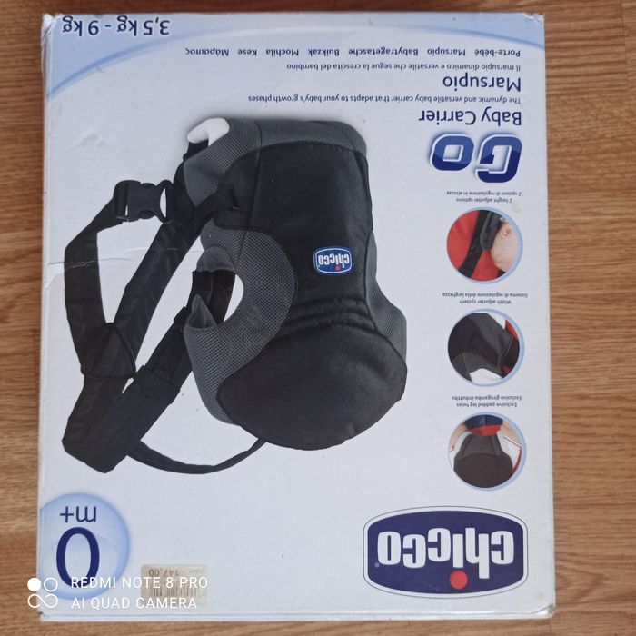 Nosidło dla niemowlaka chicco 3,5-9 kg