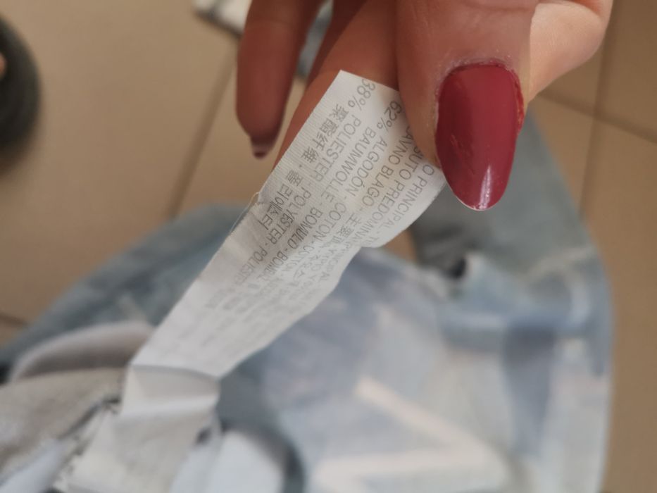 Bluza z długim rękawem NYC grafika r S 36 Bershka