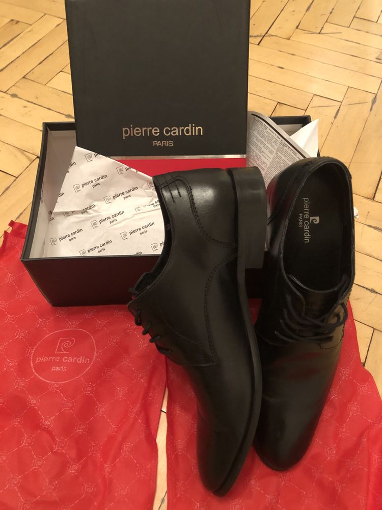 Туфли мужские кожаные Pierre Cardin