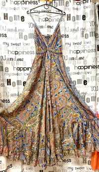 Шикарное платье сарафан 100% шёлк, люкс качества.