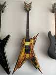 Guitarra Dean Dime Razorback Flames