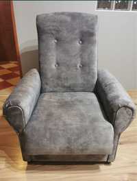 Fotele tapicerowane kolor szary, nowe nieuzywane