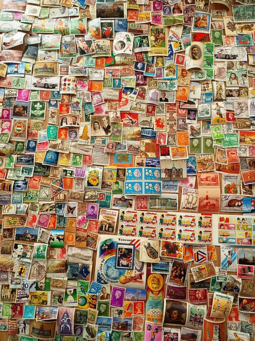 Znaczki pocztowe CAŁY ŚWIAT 100szt + 10szt GRATIS