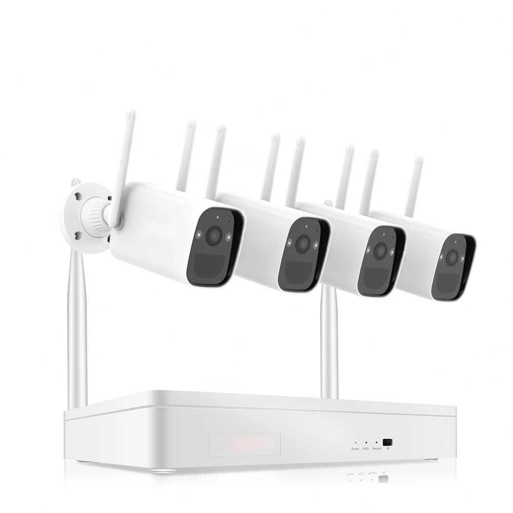 Conjunto 4 Câmaras 3MP WiFi * 120 Dias Autonomia * Visão Noturna