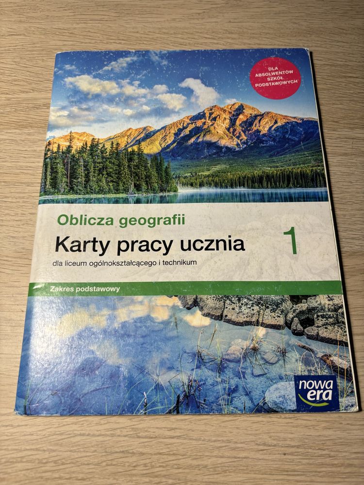 OBLICZA GEOGRAFI karty pracy klasa 1