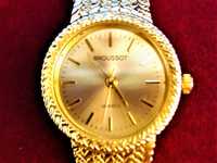 Relógio senhora     BROUSSOT VITA  Bracelete original metàlica dourada