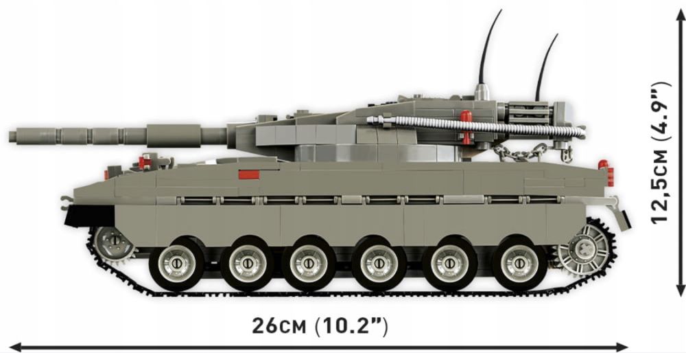 Klocki Cobi 2621 czołg Merkava MK. I/II