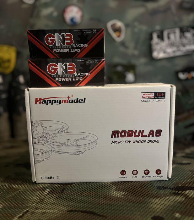 WHOOP ДРОН Mobula8 + 2 АКБ GNB 550 mha