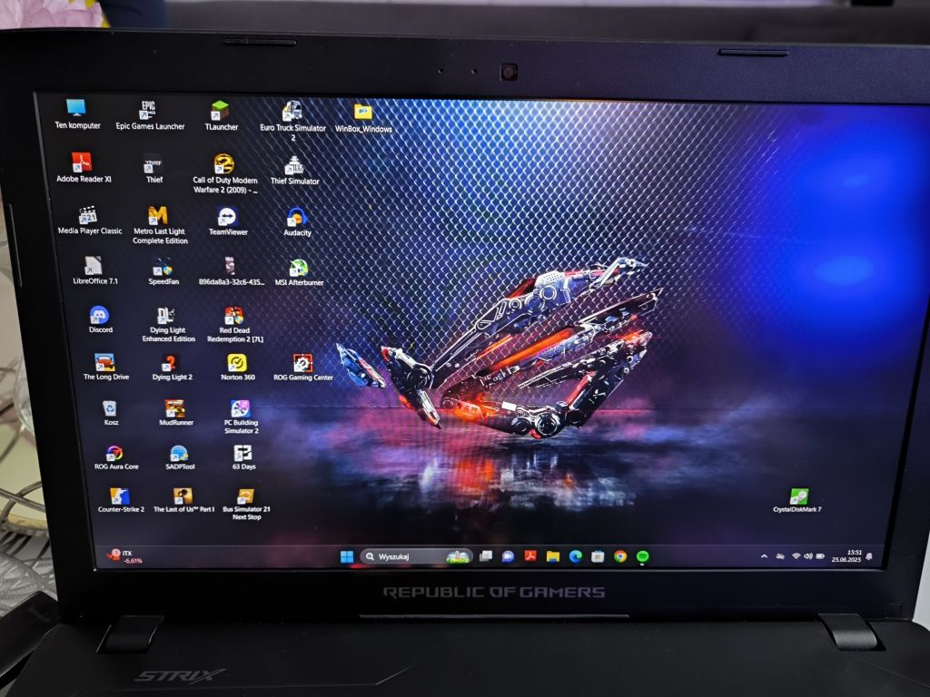 Laptop Asus Rog GL553V