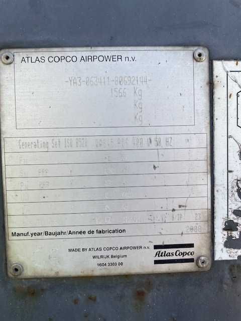 agregat prądotwórczy ATLAS COPCO QAS 45