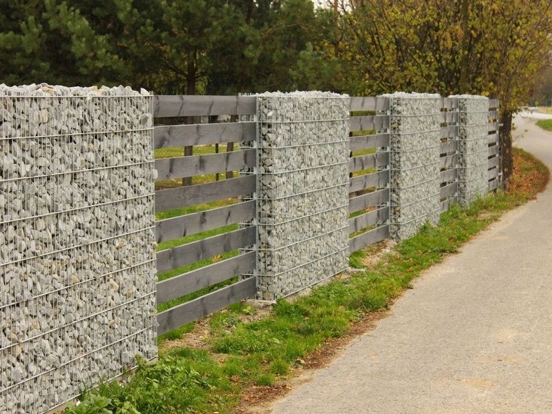 Ogrodzenie gabionowe gabion kosz gabionowy 123cm x 250cm x 24cm