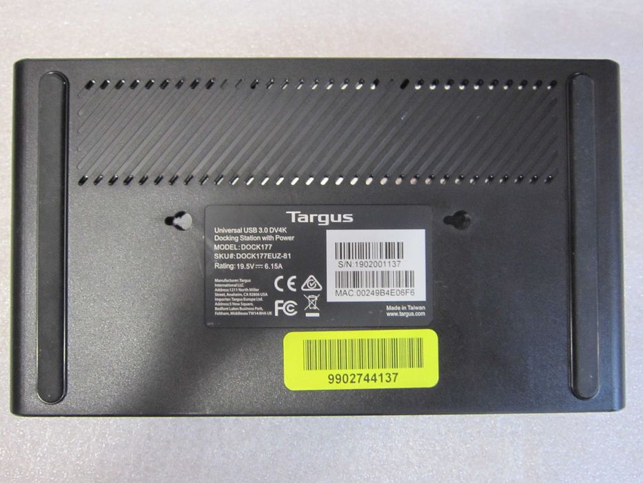 Targus Stacja dokująca uniwersalna DOCK177 DOCK177EUZ USB4 HDMI/DP