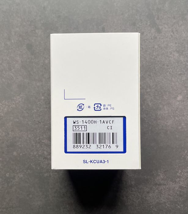 Годинник наручний Casio WS-1400H-1A новий оригінал illuminator