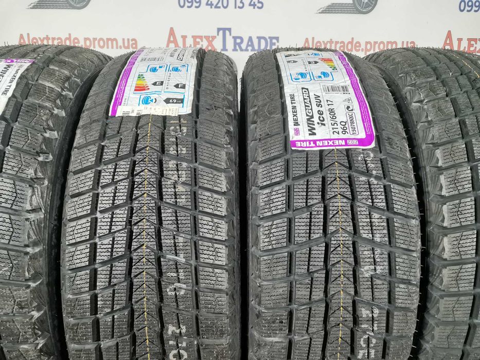 4 шт. 215/60 R17 Nexen Winguard Ice SUV нові зимові шини