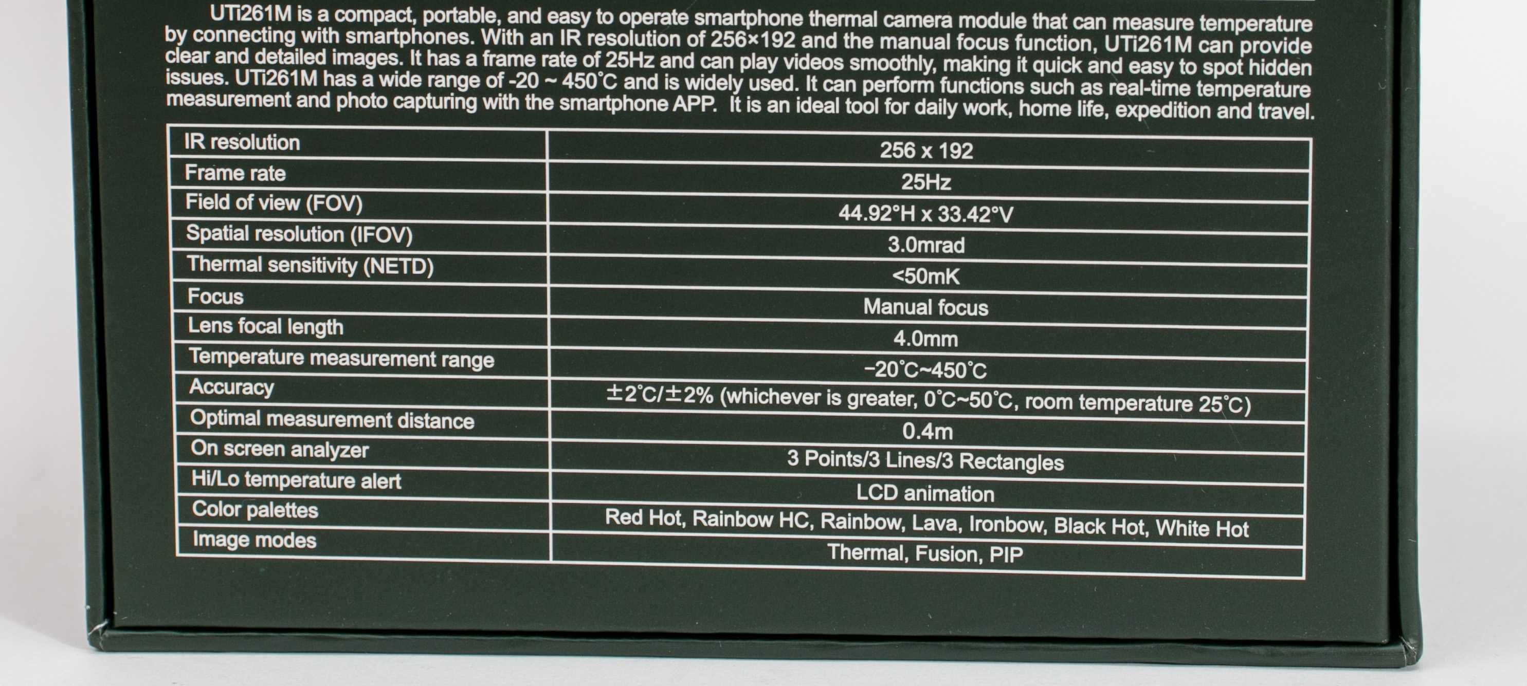 USB тепловизор UNI-T UTi261M