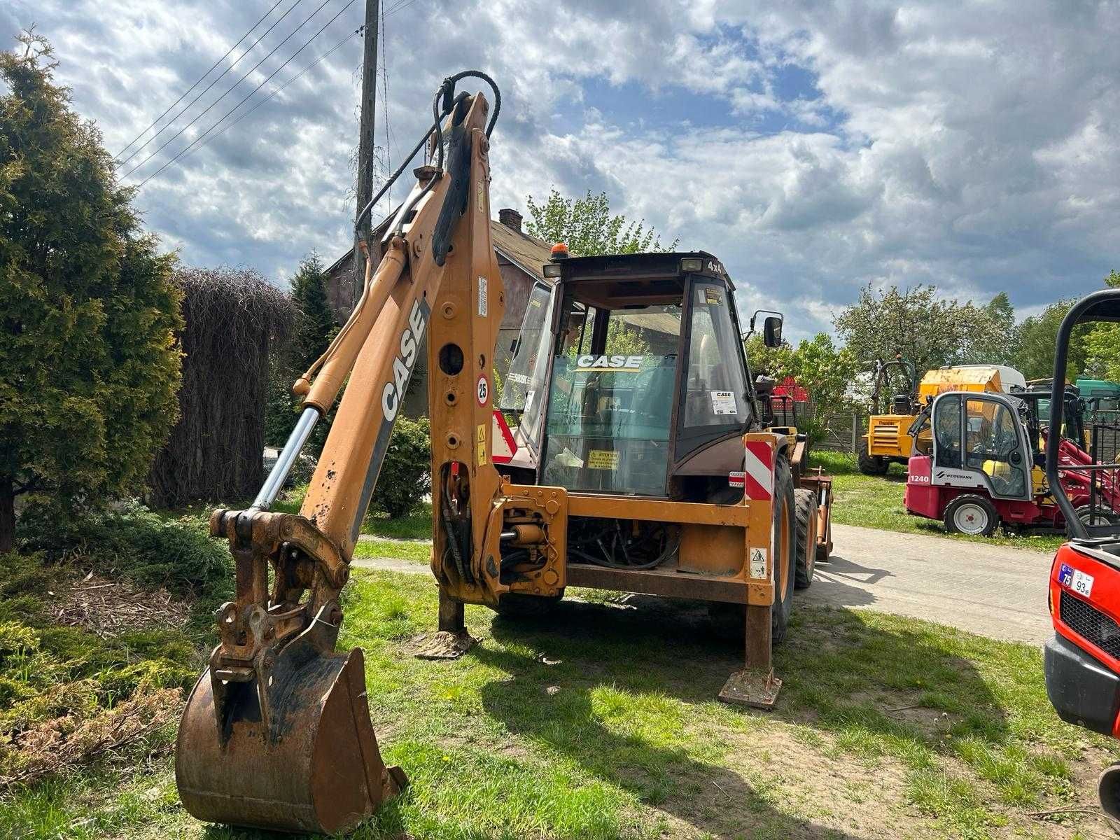 Koparko ładowarka Case 580 szczęka teleskop