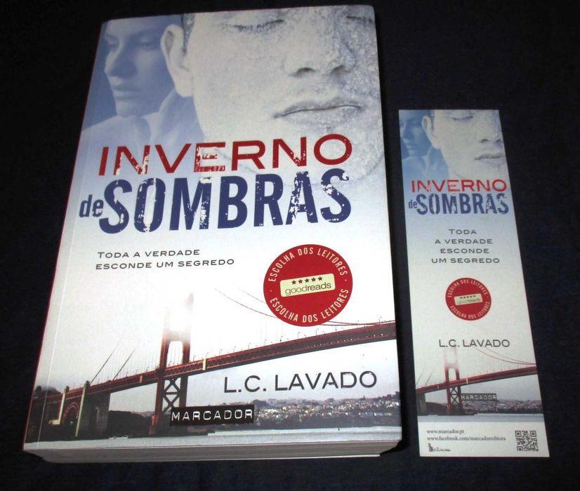 Livro Inverno de Sombras L. C. Lavado Marcador