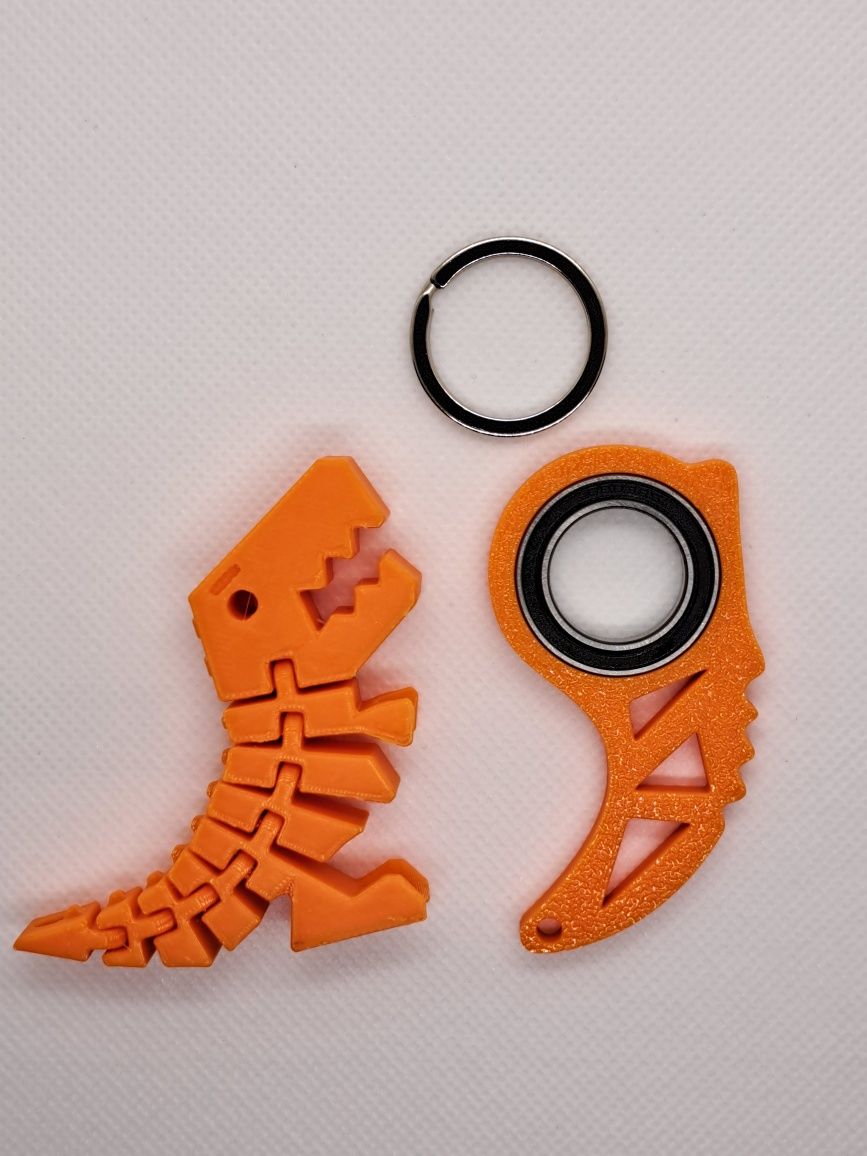 Keyrambit fidget spinner Flexi Dino TikTok 100% wypełnienia